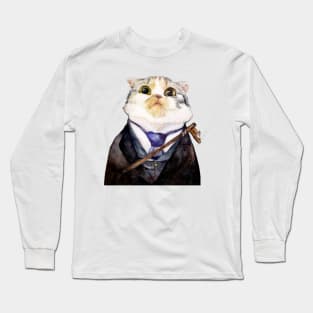 Theodore the Scottish Fold Long Sleeve T-Shirt